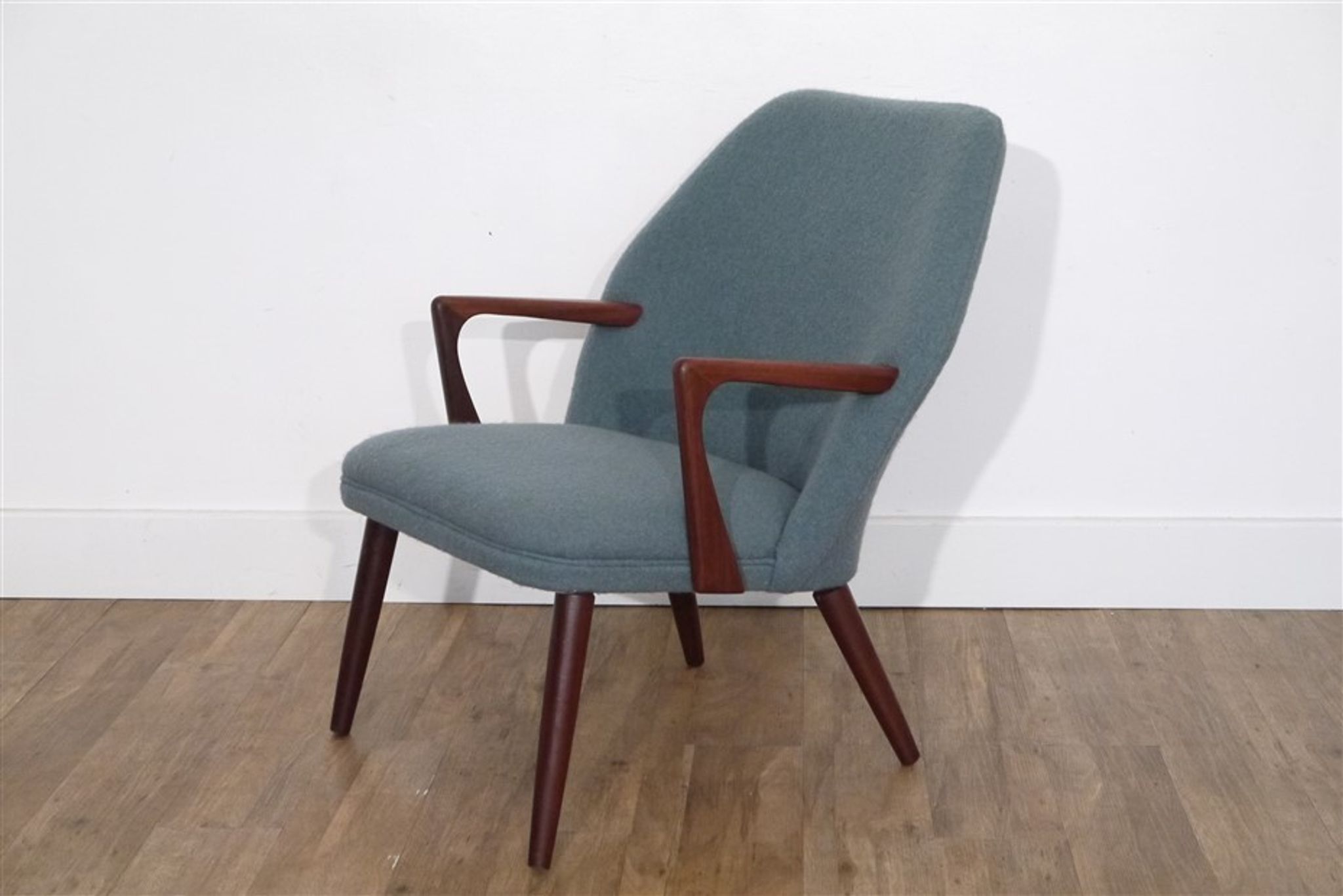 Fauteuil design danois vintage en teck 1960