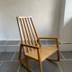Rocking chair hêtre blond vintage