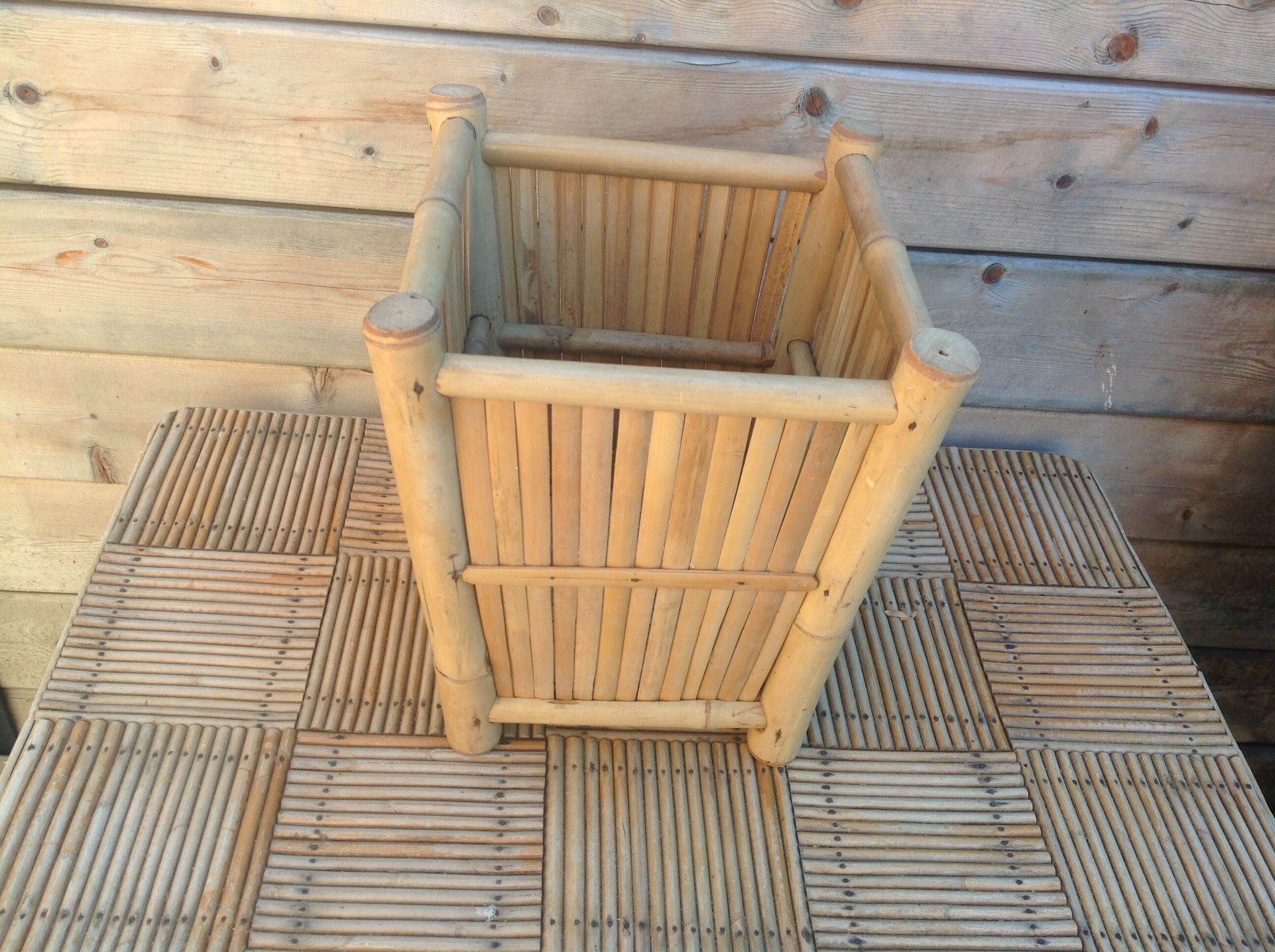 Cache pot en bambou