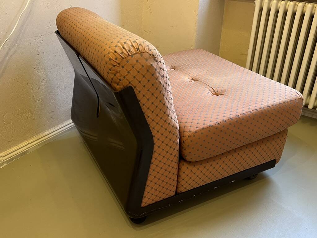 Two Amanta armchairs by Mario Bellini C&B B&B Italia vintage 60s/70s.