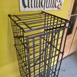 French metal wine vault from Rigidex, from the mid 1900s