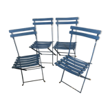 4 old folding chairs