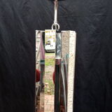 Chrome metal chandelier 70/80