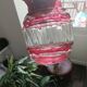 Art Deco vase, pink
