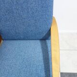 Set of two blue chairs 1960s