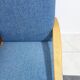 Set of two blue chairs 1960s