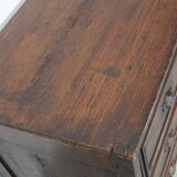 Apothicaire / Classeur Antique en Chêne et Bois Fruitiers, France, Début du 20ème Siècle