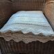 Dessus de lit ancien en crochet
