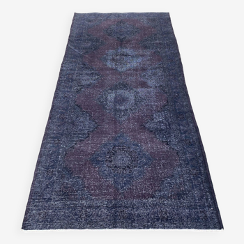 Rustic Home Grey Oushak Runner Rug 150x320 cm -Boho Runner Rug, Rug For Hallway -Runner Rug Vintage