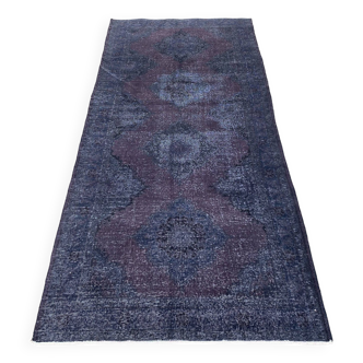 Rustic Home Grey Oushak Runner Rug 150x320 cm -Boho Runner Rug, Rug For Hallway -Runner Rug Vintage