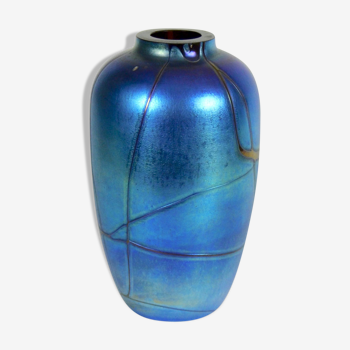 Loetz Kralik Austrian iridescent glass vase