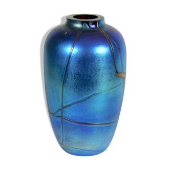 Loetz Kralik Austrian iridescent glass vase