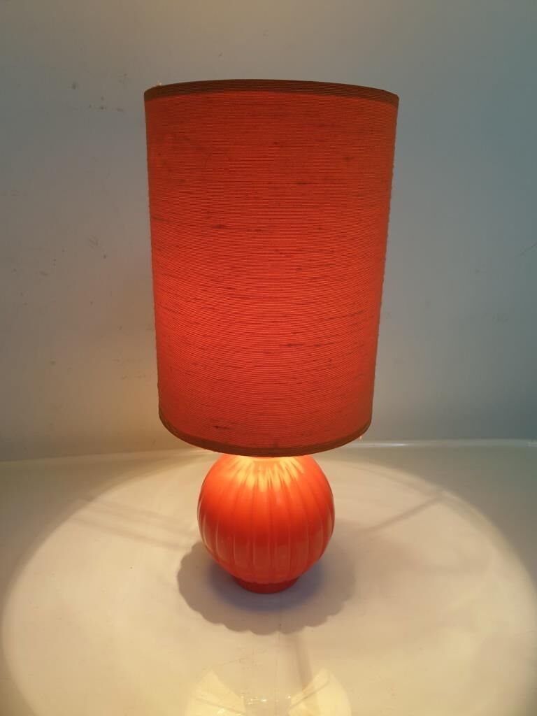 Vintage lamp orange 70's