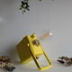 Vintage table lamp Wonder Tifon yellow