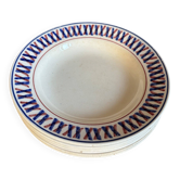 6 deep plates Saint-Amand 1930