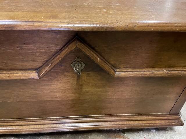small oak chest