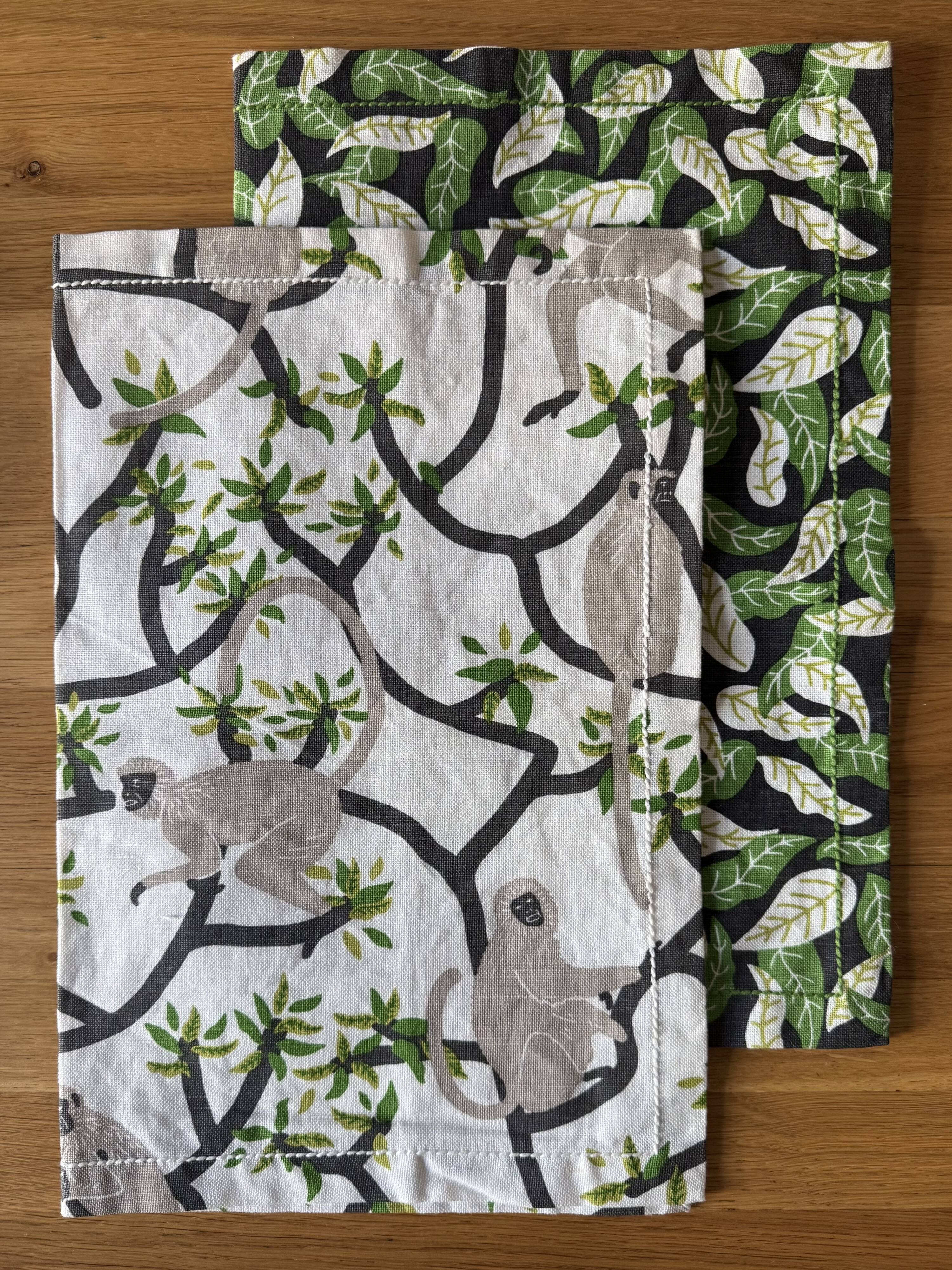 Lot de sets de table SAFOMASI, collection Tiger Safari