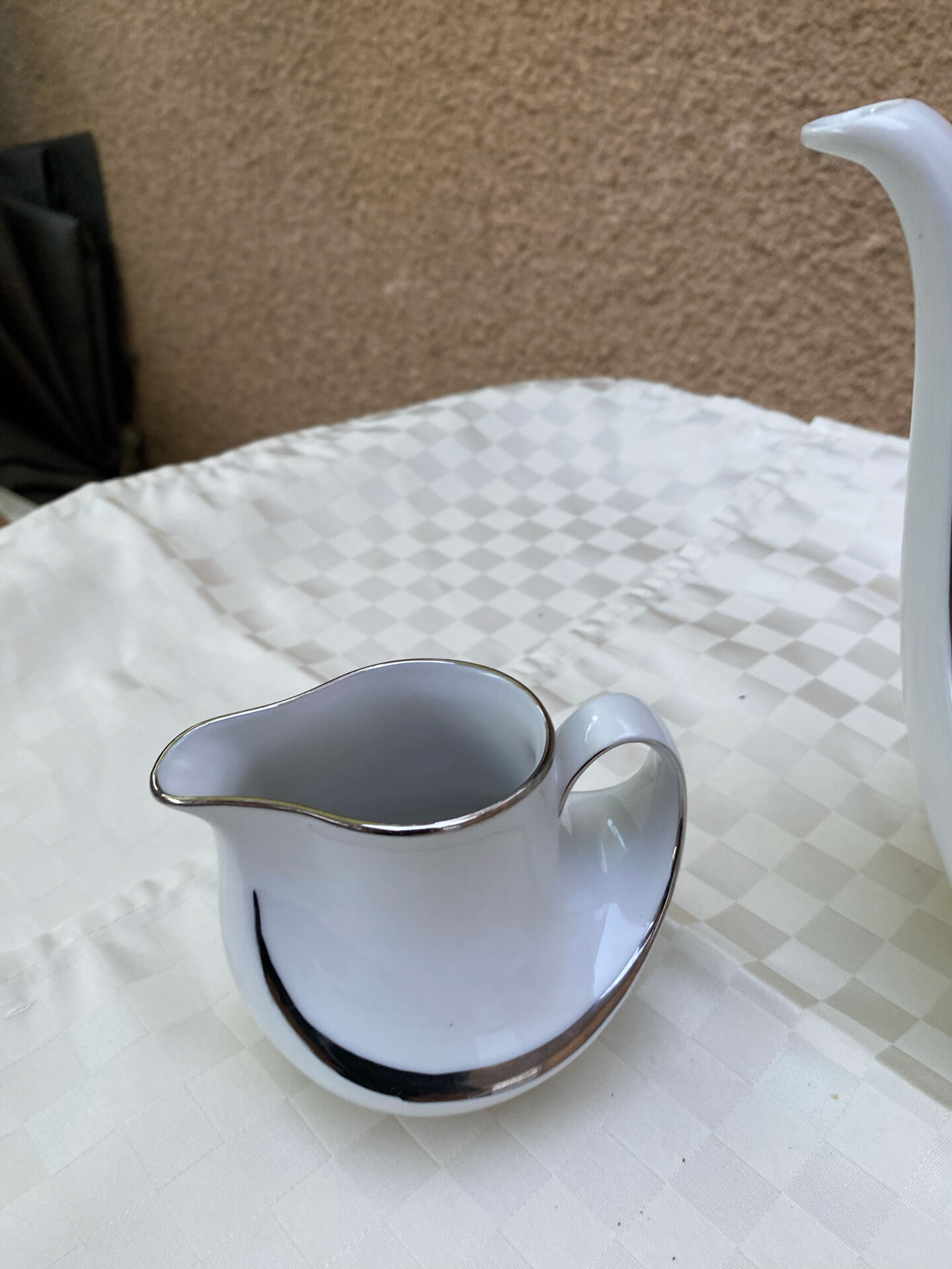 Ensemble cafetière & pot à lait Seltmann Weiden Bavaria – Modèle Marin