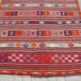Turkish Kilim rug, vintage area rugs
