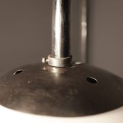 Lampe de sol chromée Bauhaus, Tchécoslovaquie, années 1930.