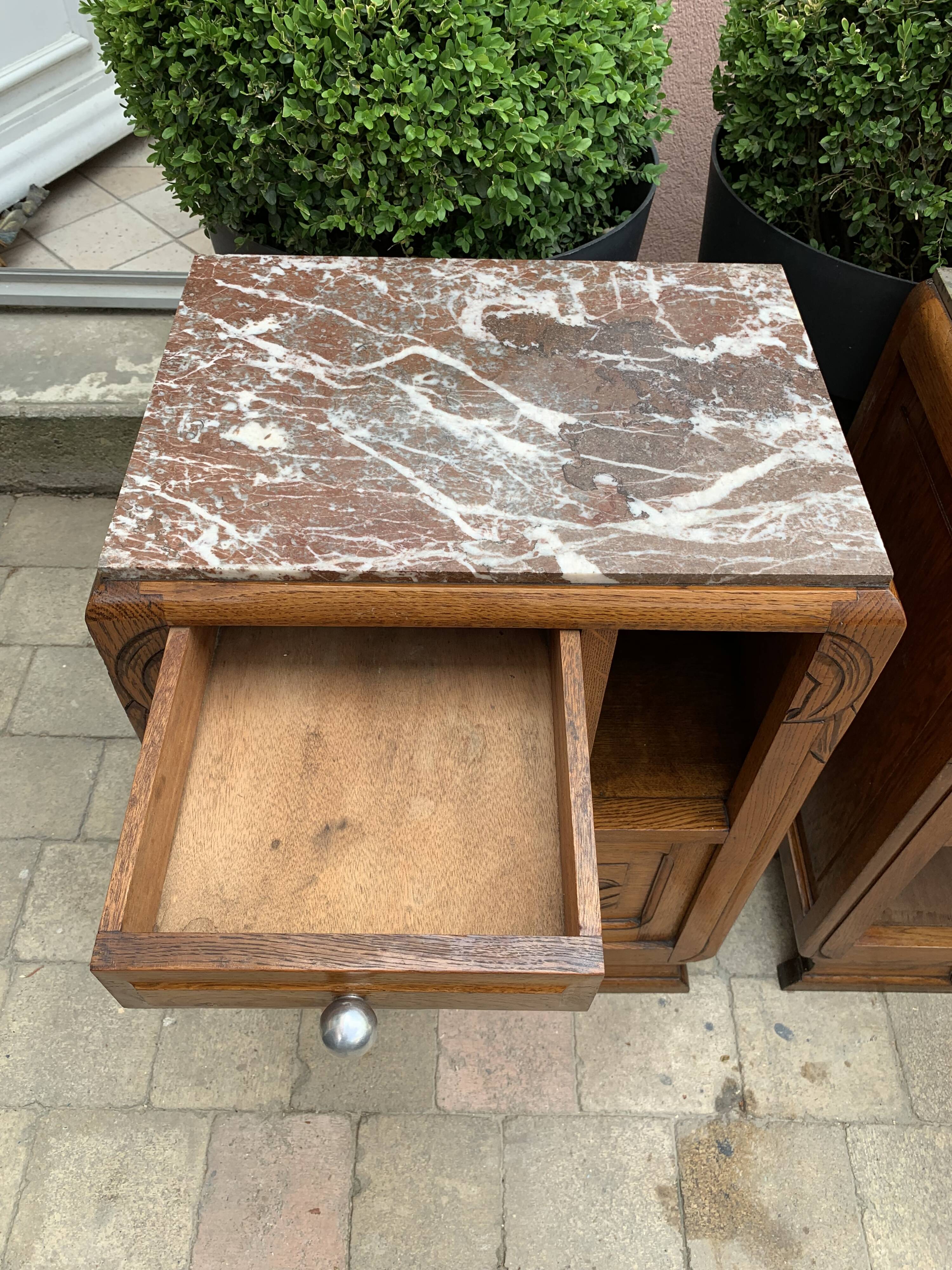 Art deco bedside tables
