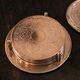 Set de sous-verres en alpaga avec support