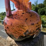 Glass paste vase with gold inclusion Daum 1930