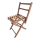Small folding wooden chair