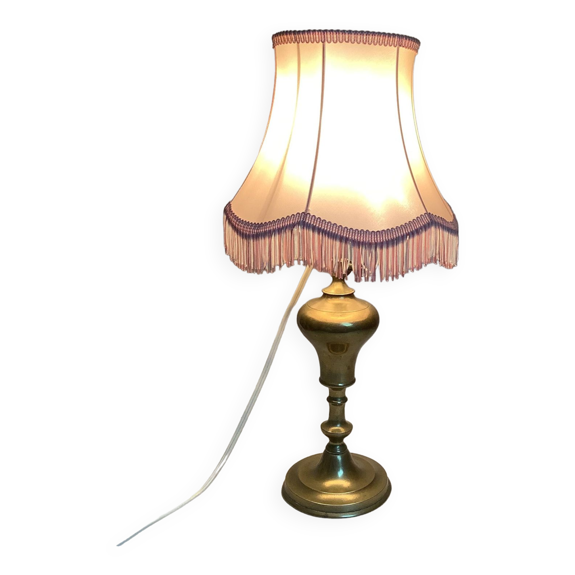 Old brass lamp