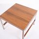 Side table / lamp table – rosewood – aluminium – 1960s