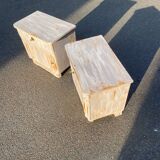 2 German bedside tables