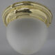 Large Art Nouveau Flush Mount, 1920s, Restored