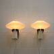 Pair original Le Klint 204 “Mushroom” lamps, designed by Vilhelm Wohlert