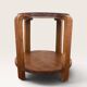 Round Art Deco side table