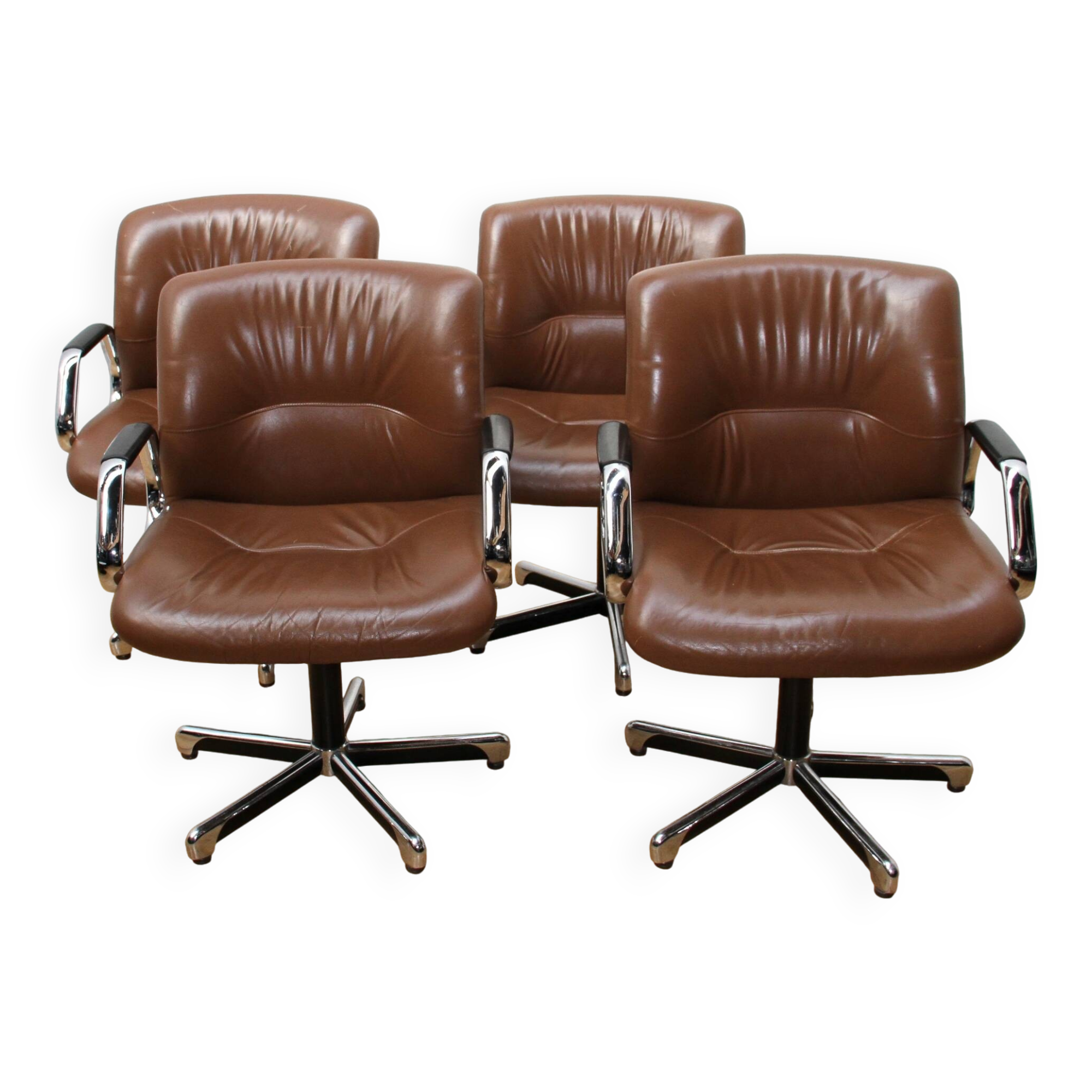Paire de fauteuils 454 Conférence, Steelcase Strafor