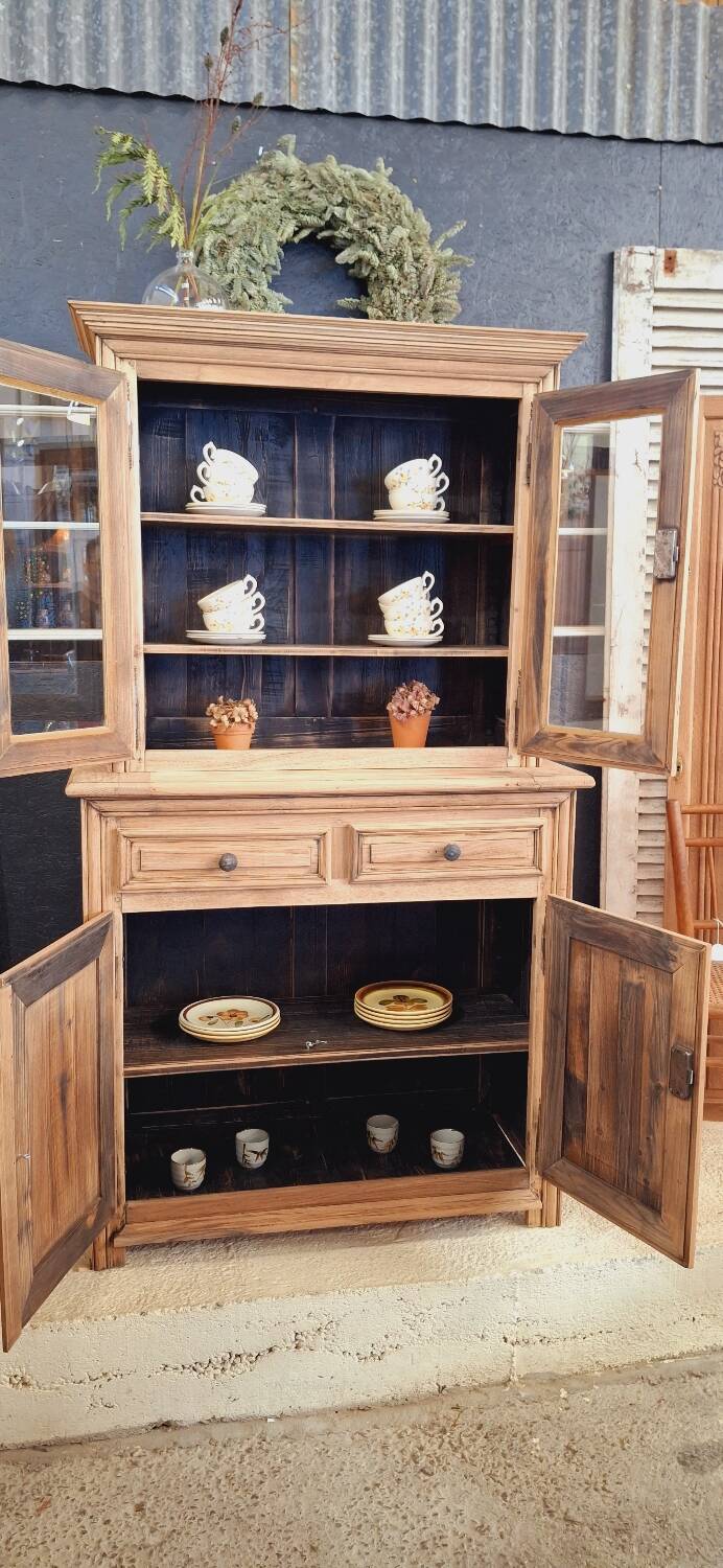Antique two-body sideboard