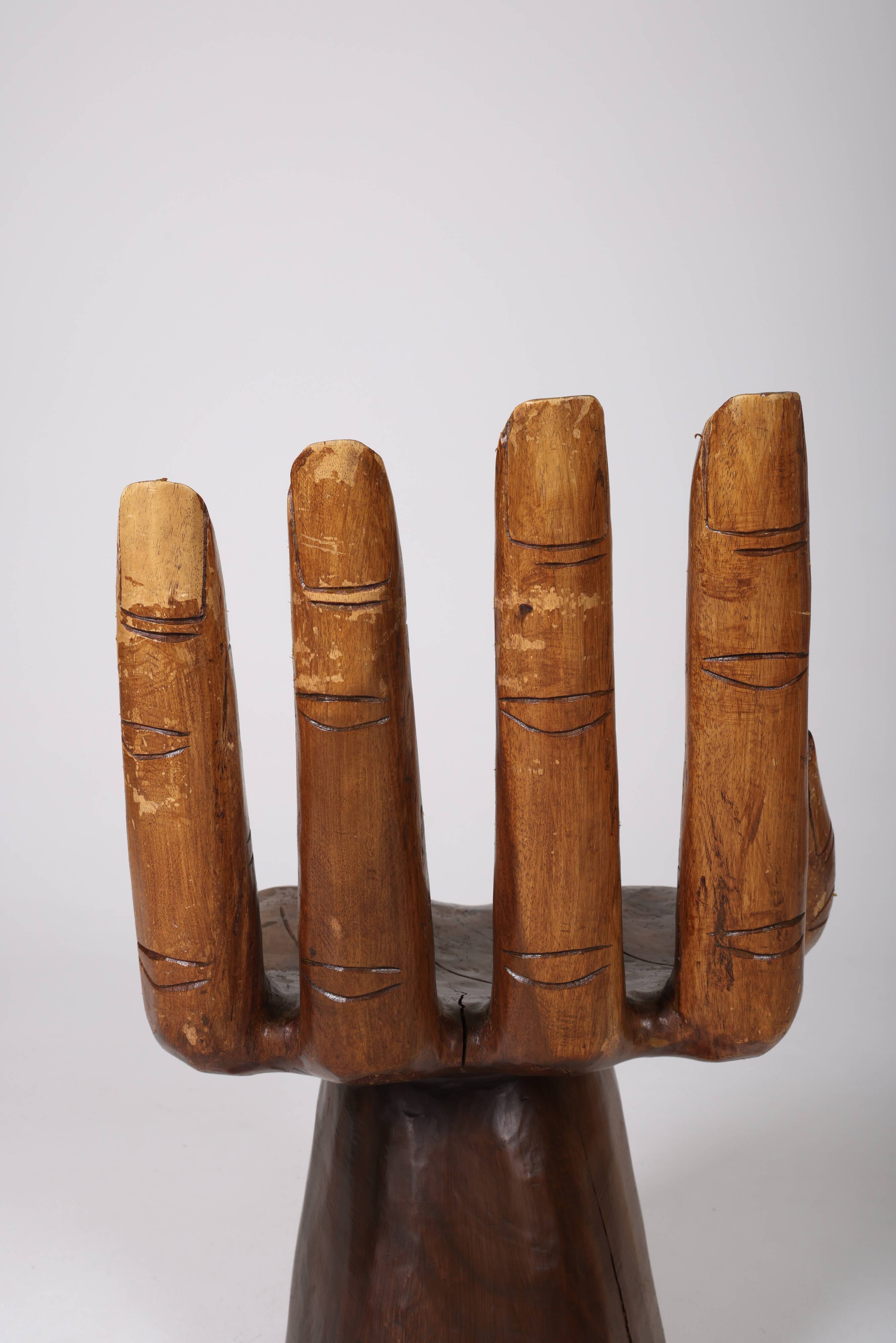 Suar wood hand chair