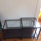 Tables basses en verre