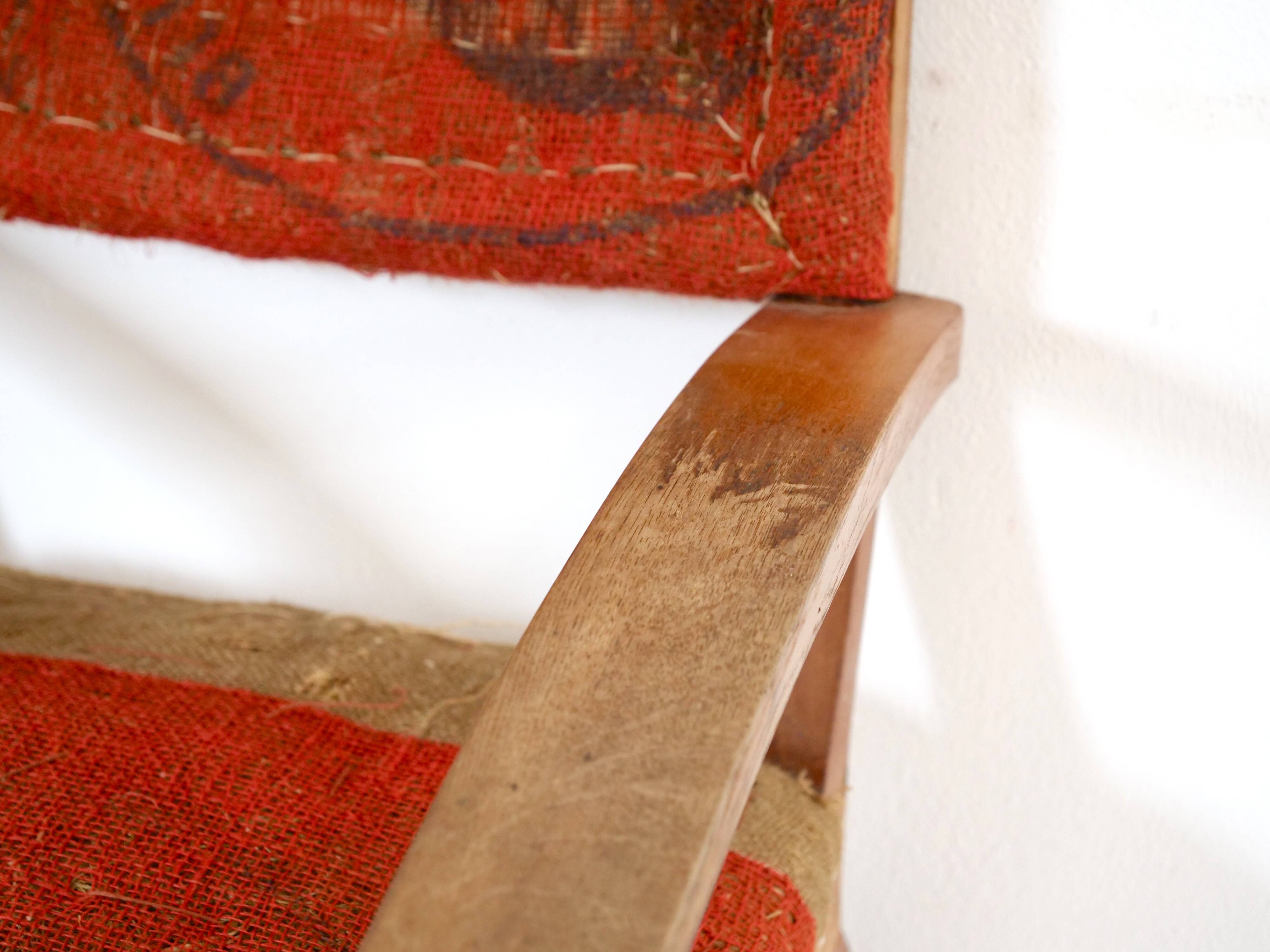 Fauteuil bridge ancien structure originale projet de tapissier