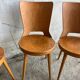 Set of 4 Baumann bistro chairs, 1960s