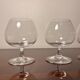 2 verres Baccarat dégustation cognac
