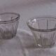 Lot de 2 pots de confiture en verre de forme élégante évasée