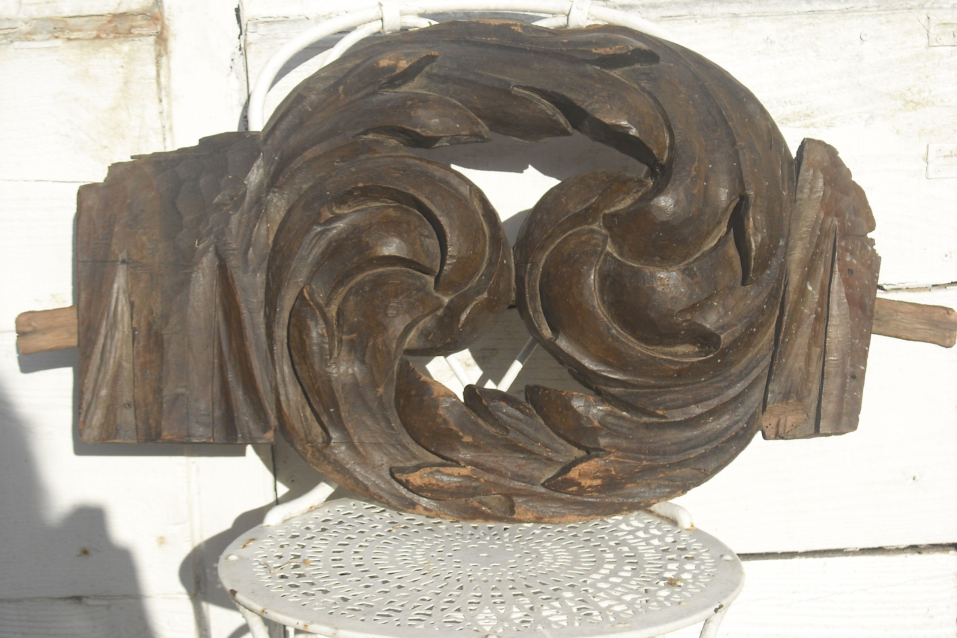 Massive carved wood 17th  oak