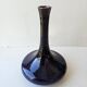 Magnifique Vase soliflore en céramique mauve Signée Marius Musarra (Vallaur