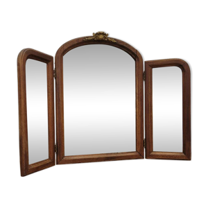 Miroir triptyque ancien