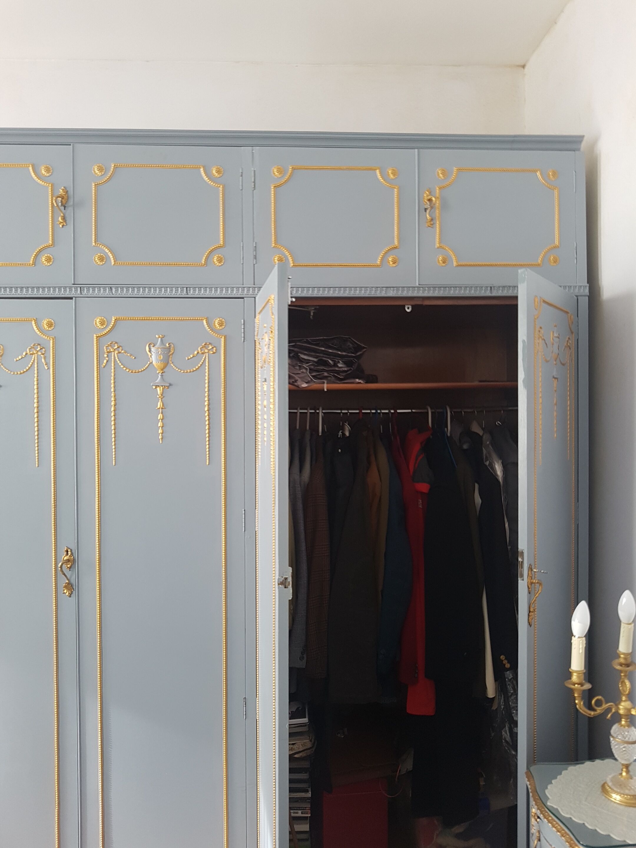Louis XV style wardrobe