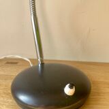 Black metal desk lamp