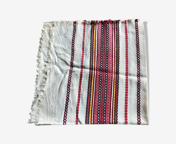 Nappe damassée années 40/50