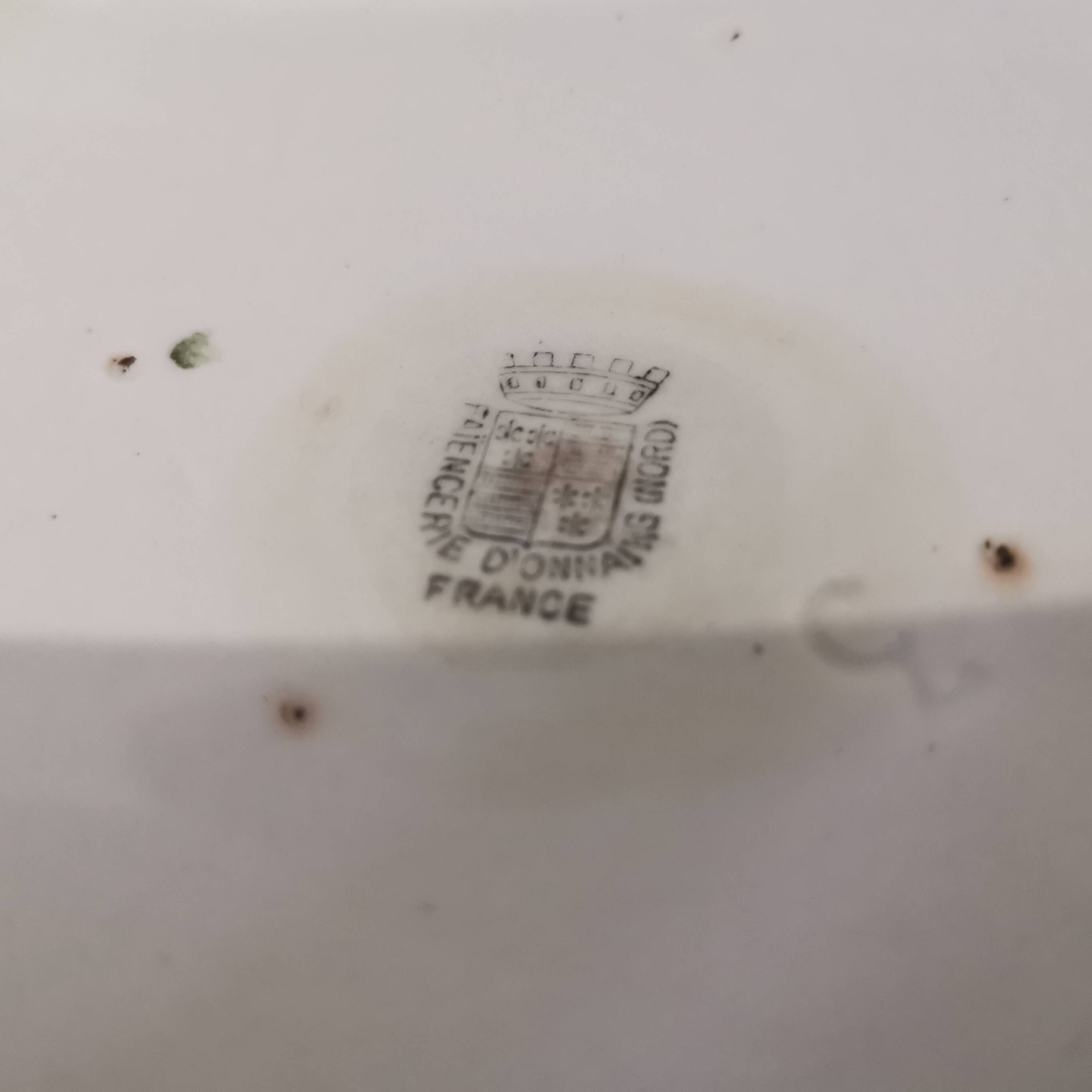 Salad bowl from the Onnaing earthenware factory