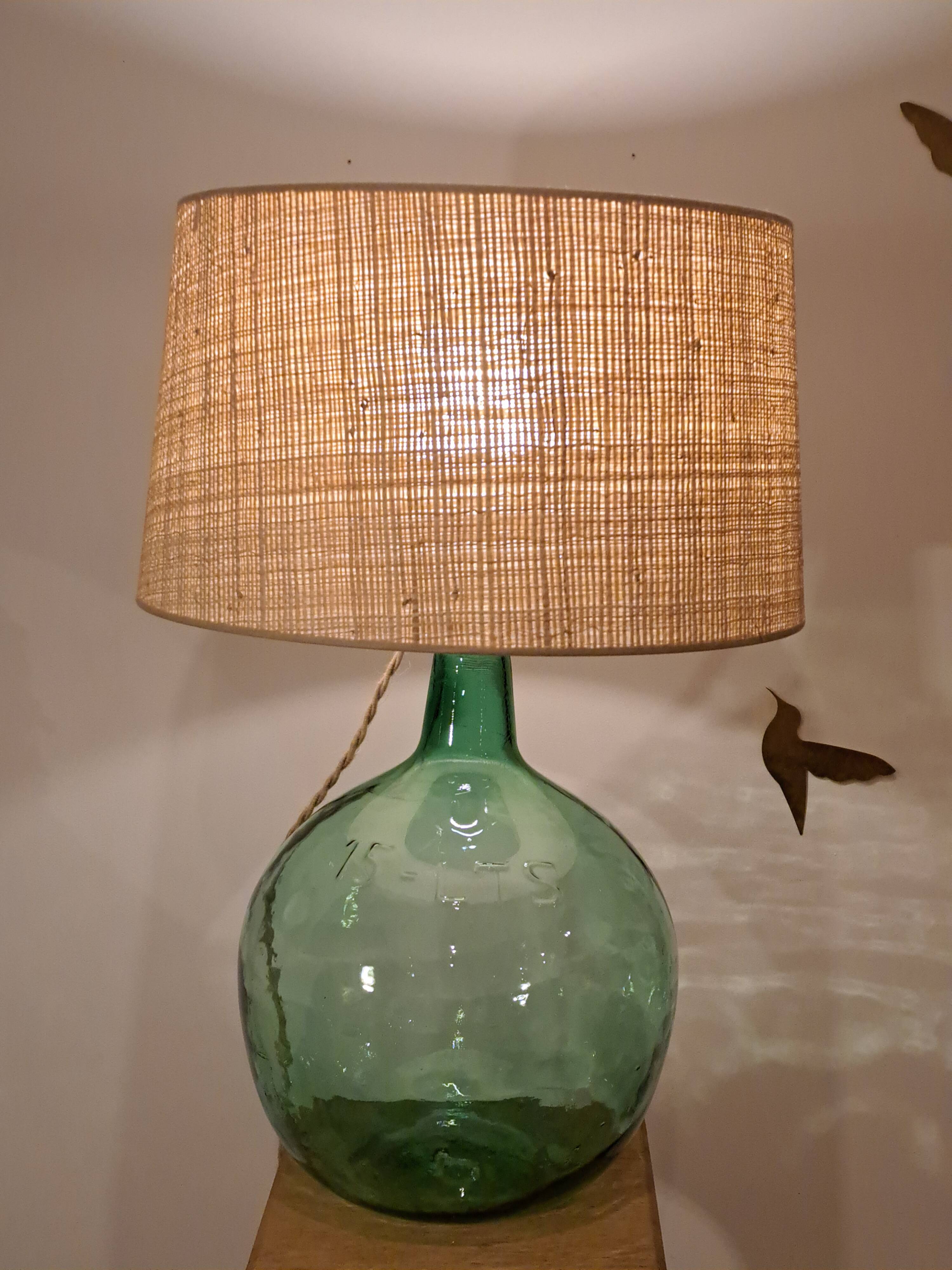 Lampe dame Jeanne vintage